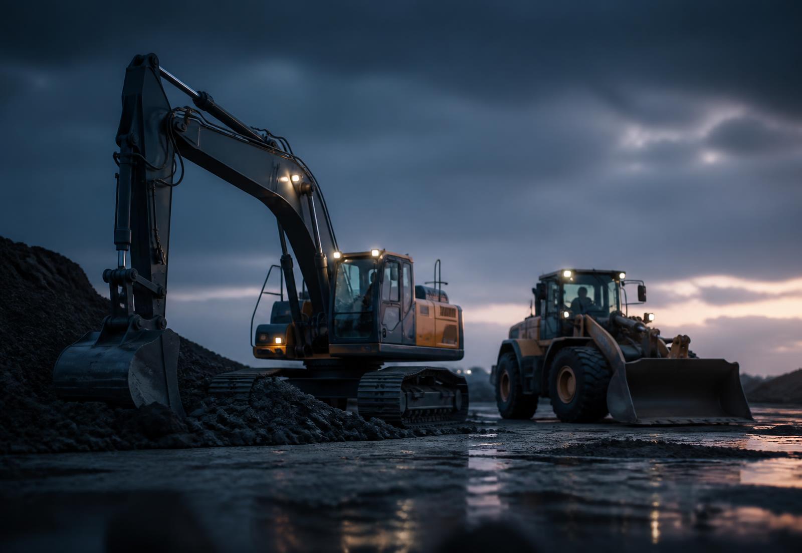 Rental machinery connected to the B'Smart fleet digitalisation platform